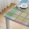 thumbnail image 4 of BANET Tablecloth, Table Cloth Rectangle , Outdoor Waterproof Tablecloths, Checkered Table Cover for Party Holiday Kitchen Dining Room Decoration white, 4 of 7