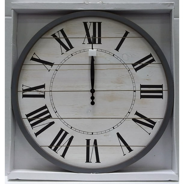 Pinnacle Frames And Accents 24 Inch Rustic Distressed Gray White Roman Numeral Wall Clock Com - Pinnacle Oversized Black And Bronze Metal Wall Clock Pinnacle Frames And Accents 24 Inch Rustic Distressed Gray White Roman Numeral Wall Clock Com - Pinnacle Oversized Black And Bronze Metal Wall Clock