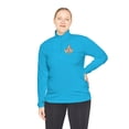 thumbnail image 3 of 'Freemason fire' Unisex Quarter-Zip Pullover, 3 of 4