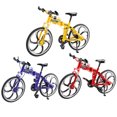 thumbnail image 3 of Amyove 1/8 Alloy Mountain Bike Model Simulation Sliding Steering Mtb Bicycle Toys For Children Gifts Collection, 3 of 9