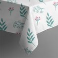 thumbnail image 5 of Floral Square Tablecloth 60x60in(152x152cm) – Waterproof Polyester Printed Table Cover, Wrinkle Resistant & Washable for Kitchen Dining Picnic Party Decor, Thanksgiving,Christmas, Spring,Flower, 5 of 6