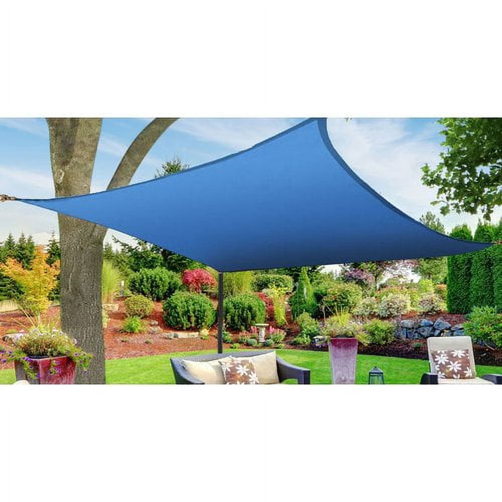 Shadesheet by Boen Sun Shade Sail Canopy, Square, Green,18' x 18'