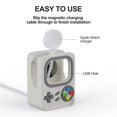 thumbnail image 5 of Support de Chargeur en Silicone pour Apple Watch 8/7/6/5/4/3/SE 45MM Support de Charge avec Base de Design pour Console de Jeu, 5 of 5