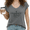 1-Dark Gray, variant on Women's Rose Red Sweet Cross Faith Inspirational Text V-Neck Sleeveless T-Shirt S-5XL Weekend Tank Top