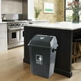 thumbnail image 6 of 4-Pack 13 Gallon Kitchen Trash Can with Lid, Plastic Garbage Bin for Kitchen, Gray, 6 of 7