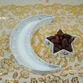 thumbnail image 4 of Matsuzay de servicio en forma de luna con revestimiento elegante, reemplazo antioxidante que no se desvanece, de boda para banquete, tipo de Type2 NO2, 4 of 6