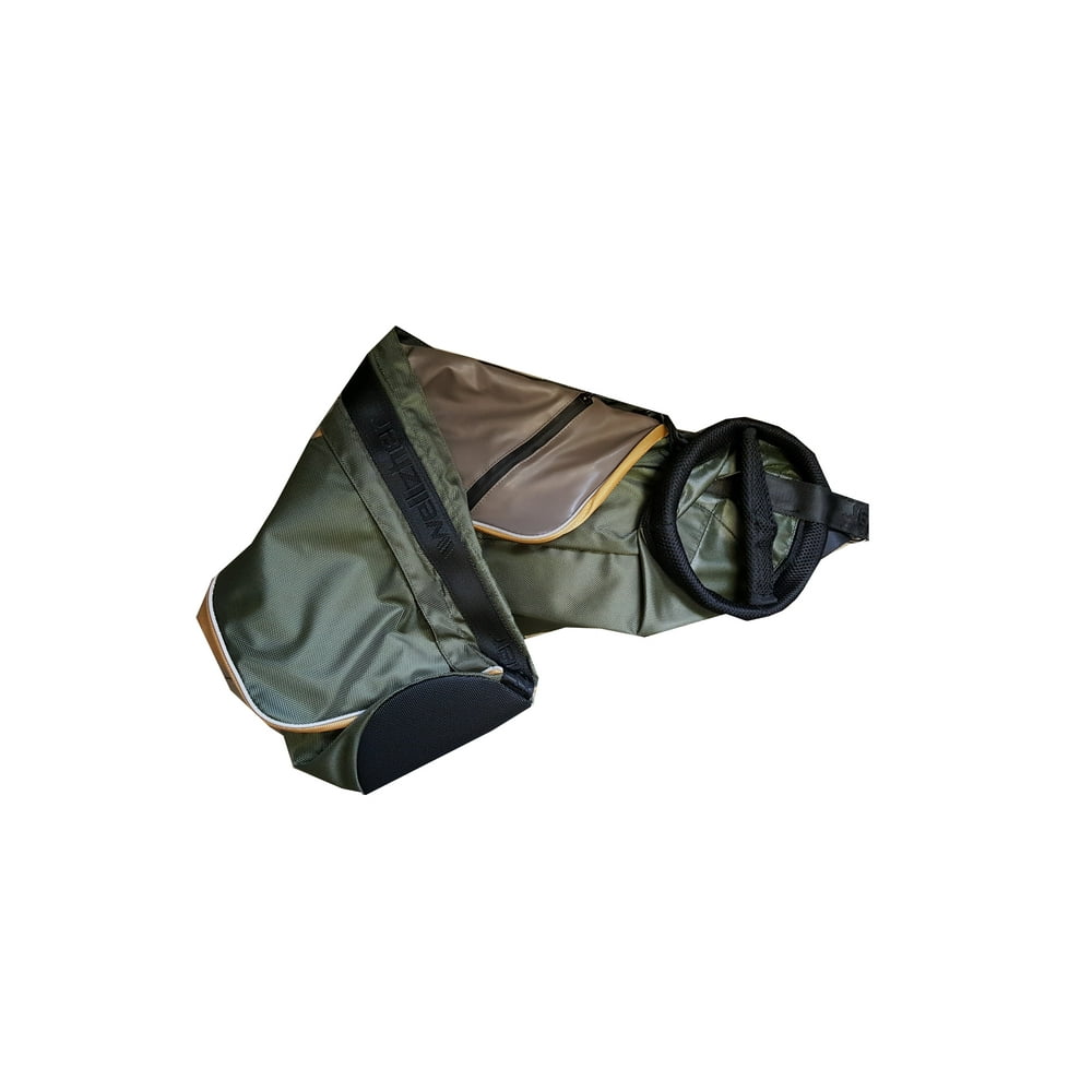 Wellzher WSB403 Quantum Lite Collapsible Sunday Golf Bag, Hunter Green