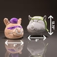 thumbnail image 2 of Peluche Club Mocchi Mocchi TMNT Bebop Rocksteady 20 cm, 2 of 7