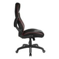 thumbnail image 4 of Xeno Gaming Chair in Black Faux Leather with Red Trim, 4 of 17