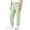 Green, variant on Kids Spring Summer Joggers Lightweight Plain Elastic Waist Cuffed Joggers Breathable Casual Sport Pants