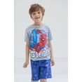 thumbnail image 4 of Marvel Spider-Man Toddler Boys T-Shirt and Shorts Outfit Set Toddler to Big Kid, 4 of 5