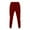 Wine, variant on Kovlvoll Plus Size Sweatpants for Women Elastic Drawstring High Waisted Solid Color Joggers Workout Trackpants