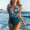 Sky Blue, variant on SuoKom One Piece Bathing Suit For Women Bikini Swim Pants Shorts Bottom Swimsuit Swimwear Bathing Plus Size Swimsuit For Women On Clearance