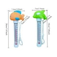 thumbnail image 3 of heritaly ABS Floating Water Thermometer Cartoon Temperature Tester Floating Temperature Tester Cartoon green, 3 of 6