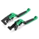 thumbnail image 5 of Palancas de embrague de freno de motocicleta de 2 piezas Reemplazo de aleación de aluminio CNC ajustable para FORZA 250/300/350 2018-2021Verde, 5 of 5