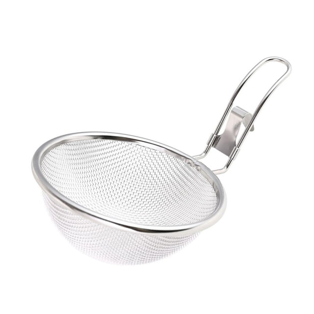 Colador de fideos, colador de espaguetis, tamiz de cuchara, utensilios de cocina de acero inoxidable Diámetro 129 cm