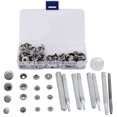 thumbnail image 3 of 40 Sets Leather Accessories Press Studs, Button Fasteners, Snap Button For Bags For Jacket For Jeans, 3 of 8