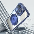 thumbnail image 6 of for iPhone 12 Magnetic Clear Case Compatible with MagSafe, Drop Protection Ultra Slim Shockproof Anti-Scratch Phone Case with Camera Lens Protector Dust-Proof for Men Women - Blue, 6 of 7