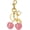 Gold/Pink, variant on Cherry Keychain Bag Charms for Women, Cherry Purse Charm Cute Handbags Accessories