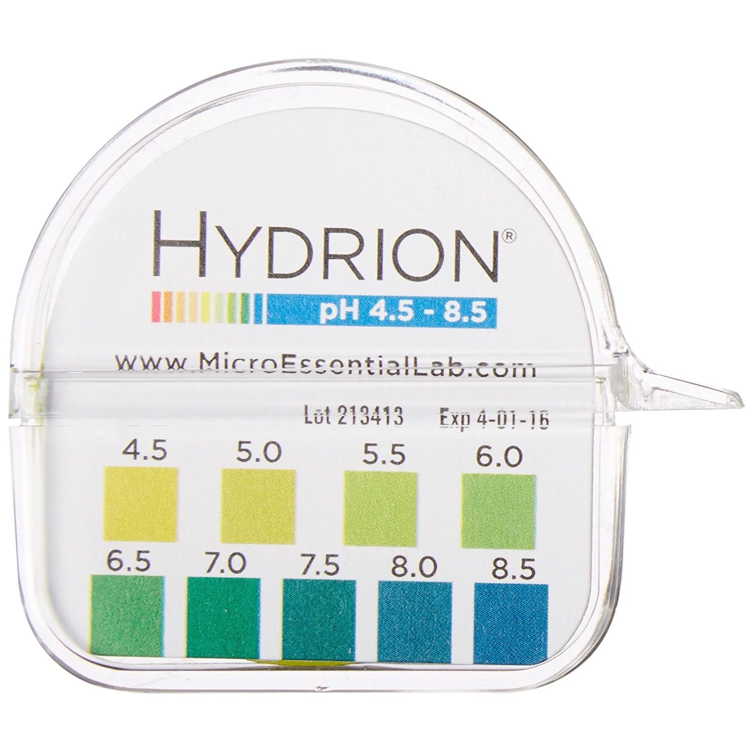 Micro Essential Lab 2210 Plastic Hydrion Vivid Short Range pH Test