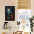 thumbnail image 4 of JFHCQJPK Witch in the Forest Halloween Print Wall Art Poster Witch Decor Vintage Print Dark College Wall Art Victorian Gothic Room Decor Canvas Wall Print8x12in Metal blackFramed, 4 of 8