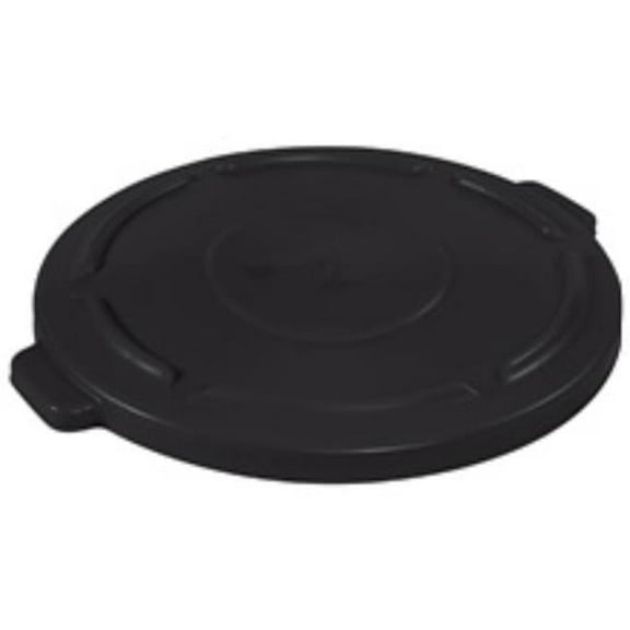 Partners Brand RUB344LBL 44 gal Brute Flat Trash Can Lid, Black