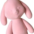 thumbnail image 4 of Bonita figura de conejo, estatua de resina, figura de conejo, adorno, escultura para TV Soporte rosa, 4 of 4