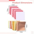 thumbnail image 4 of 14 Pcs Cotton Fabric Squares for Quilting, Red and Orange Floral DIY Craft Fabric, 19.7 x 19.7 in / 50 x 50 cm Pre-Cut Fabric for Sewing, Patchwork, Bag Making, and Creative Projects, 4 of 5
