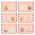 thumbnail image 1 of 60 tarjetas de felicitación en estilo feliz cumpleaños bendición de feliz cumpleaños tarjetas de felicitación grandes, 1 of 6