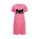 thumbnail image 4 of Camisón corto de talla grande para mujer, camisón de manga corta con estampado de pecho a la moda, camisón para mujer, 4 of 5