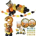 thumbnail image 2 of 1 juego de vajilla desechable serie Bulldozer de construcción, 2 of 4