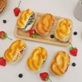 thumbnail image 3 of 18pcs Fake Sandwich Breads Fruit Set Artificial Blueberries Strawberries Simulated Dessert Faux Model Props Kitchen Boulangerie Display, 3 of 3