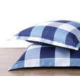 thumbnail image 6 of Truly Soft Everyday Buffalo Plaid Navy Blue Polyester 3-Piece King Comforter Set, plaid themed, for Men and Women, OEKO-TEX Certified Confidence, 6 of 11
