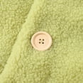 thumbnail image 4 of Povozer Baby Kids Girls Coat Winter Single Breasted Coat Outwear Pea Coat Jacket(Light Green,4-5Y), 4 of 4