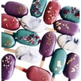 thumbnail image 5 of Moldes de silicona para helado, juego de 8 moldes para paletas, grado alimenticio, sin BPA, para niños, adultos, postre, chocolate, bricolaje (con 100 palitos de madera), 5 of 5