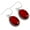 Ruby Simulated, variant on Peridot Quartz Women Jewelry 925 Sterling Silver Earring