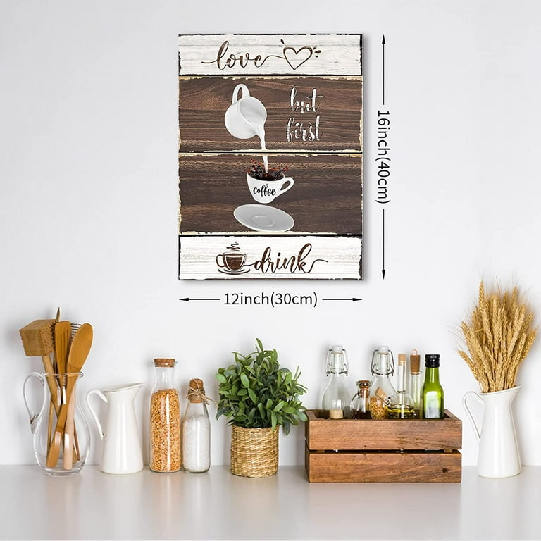 Coffee signs on sale for kitchen
