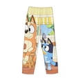 thumbnail image 3 of Lsque Bluey Print Men's Pajama Pants, Lounge Pant - Comfortable Home Wear,Elastic Waistband, Stylish Design-Small, 3 of 9