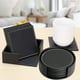 thumbnail image 1 of Set de posavasos de cuero de doble cara - Tapetes de escritorio resistentes al calor de 6 piezas para tazas de café, oficina y decoración del hogar, 1 of 6