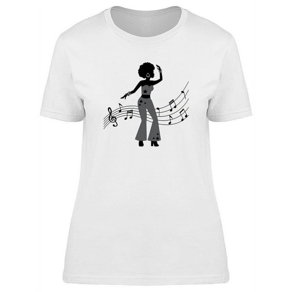 Disco Woman Dancing T-Shirt Women -Image by Shutterstock, Female XX-Large