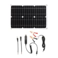 thumbnail image 1 of yeacher 18W Dual USB Solar Charging Panel with IP65 Water Resistance for Off-Grid Use in RVs, Boats, and Cabins, Featuring Monocrystalline Technology and Adjustable Voltage Controller., 1 of 7