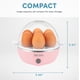 thumbnail image 5 of Cocedor de Huevos AROMA® Overly Easy, Vaporizador y Hervidor Eléctrico de Huevos | Vaporizador XL con Capacidad para 7 Huevos, 5 of 6