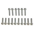 thumbnail image 4 of ICT Billet INTAKE MANIFOLD FLANGE BOLT KIT COMPATIBLE WITH BIG BLOCK FORD BBF 429 460 HEX HEAD 55168, 4 of 6