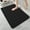 A: Black, variant on Under $5!Memory Foam Bath Mat Rug,24" x 16",Ultra Soft and Non-Slip Bathroom Rugs,Water Absorbent and Machine Washable Bath Rug for Bathroom,Shower,and Tub