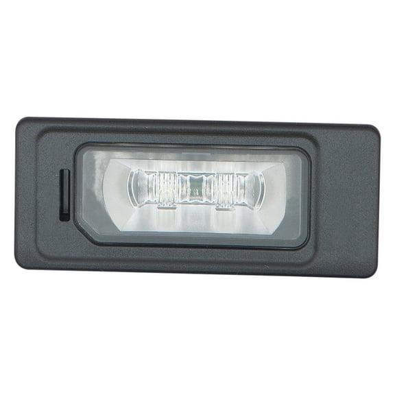 For Audi S5/A4 Quattro 2013 2014 2015 2016 License Plate Light Driver or Passenger Side | Rear | Plastic | w/ Bulbs | Clear | Replacement For AU2870102, AU2870102C | 4G0943021A