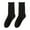 Black, variant on 4 Pair Women Socks Mid-tube Retro High Elasticity Anti-slip Breathable Soft Sweat-absorption Anti-shrink Sports Cotton Socks