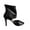 Black High Heels Shoes, variant on KIJBLAE Women's Peep Toe Ankle Boots High Heels Stiletto Heel Cut out Booties Side Stretch Short Boots Black Black 43