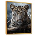 thumbnail image 2 of Designart "Majesty Of The Leopard In The Wild" Animals Leopard Floater Framed Canvas Art Print, 2 of 5