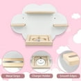 thumbnail image 6 of for TonieBox and Tonie Shelf Cloud,Tonies Storage for 12-20 Tonie Figures Characters Magnetic Wall Shelf for Tonies Toniebox, Charging Station (Pink), 6 of 7