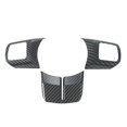 thumbnail image 1 of Carbon Fiber Steering Wheel Decoration Trim for JK Compass Grand 2011-2017, 1 of 5